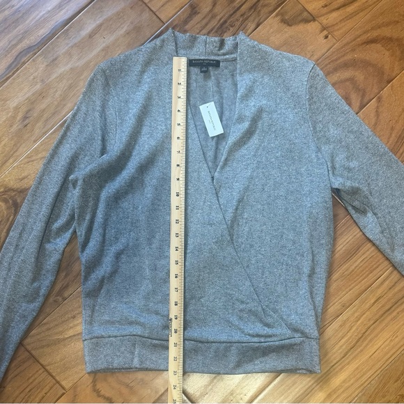 Banana Republic Sparkling Silver Sweater - Picture 2 of 7